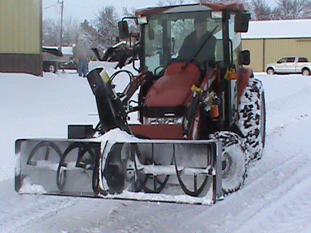 CT Blower on a Case New Holland DX45 with LX350 Loader